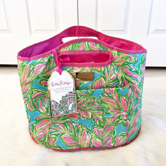 Lilly Pulitzer Handbags - Lilly Pulitzer Insulated Beverage Bucket NWT